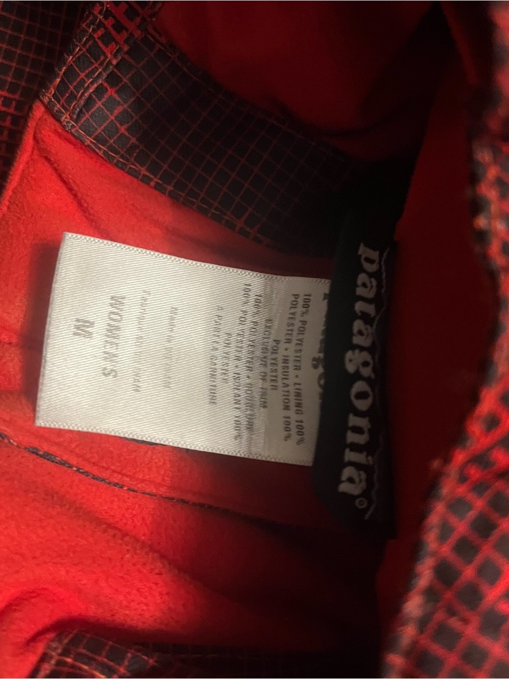 Patagonia Red water proof women’s Hooded Jacket image 4